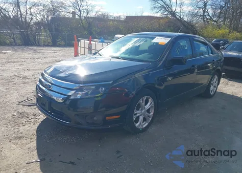 2012 Ford Fusion Sel из США, поврежденный, VIN 3FAHP0JA7CR105456